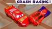 Hot Wheels Race Off Disney Pixar Cars Crash Racing with DC Comics Justice League & Marvel Avengers 4 Superheroes along with Toy Story 4 Rex and PJ Masks Catboy