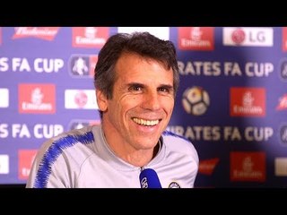 Gianfranco Zola Full Pre-Match Press Conference - Chelsea v Manchester United - FA Cup