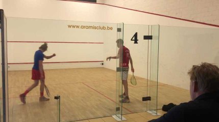 Championnats de Belgique de squash à Mons: Giulian Lupant s’incline en finale