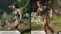 Comparativa gráfica Uncharted vs Shadow of the Tomb Raider