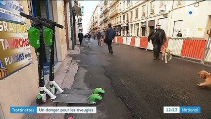 Les trottinettes électriques, un danger pour les aveugles