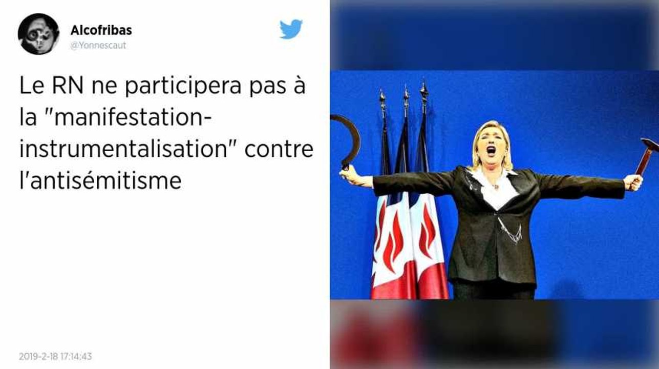 Le Rassemblement national ne défilera pas contre l’antisémitisme mais rendra un hommage séparé