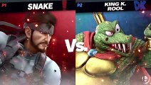 Super Smash Bros. Ultimate - Snake vs King K. Rool