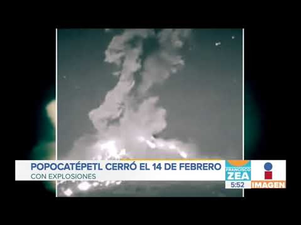 Captan erupción en el ‘Popocatépetl’ durante el 14 de febrero | Noticias con Francisco Zea