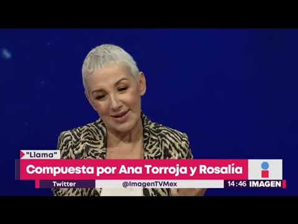 "Llama" de Ana Torroja es una pieza hecha con otros artistas | Noticias con Yuriria