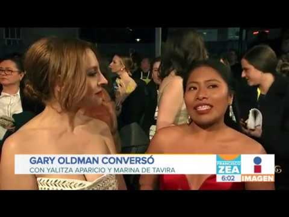 Gary Oldman conversó con Yalitza Aparicio en almuerzo de nominados a premios Oscar | Noticias Zea