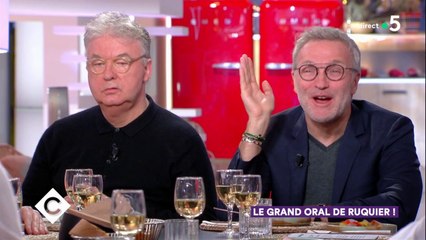 Au dîner avec Laurent Ruquier, Dominique Besnehard et Betrand Périer - C à Vous - 18/02/2019