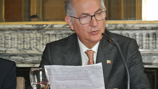 Antonio Ledezma, ex alcalde de Caracas y líder de Alianza Bravo Pueblo.