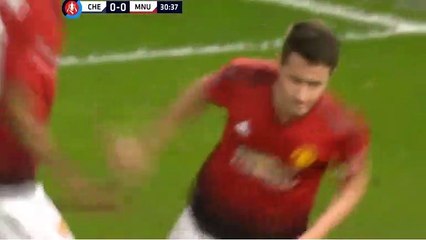 Ander Herrera Goal -  Chelsea vs Manchester United 0-1 18/02/2019