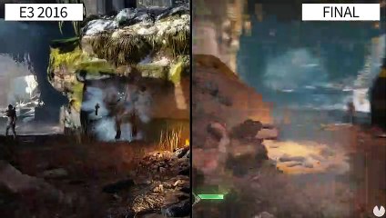 God of War E3 2016 vs Juego final 2018