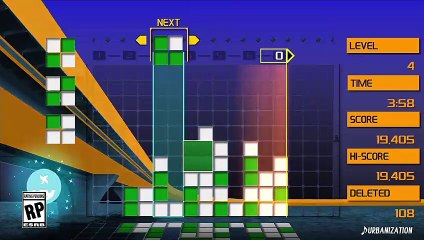 Lumines Remastered - Anuncio