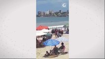 Resgate na Praia do Morro, em Guarapari