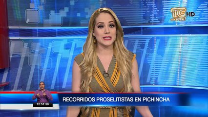 Recorridos de los candidatos en Pichincha