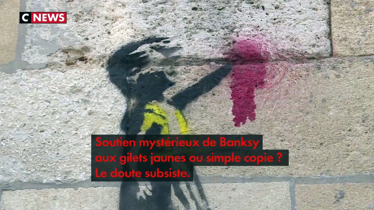 Le street artist Banksy au soutien des « gilets jaunes » ?