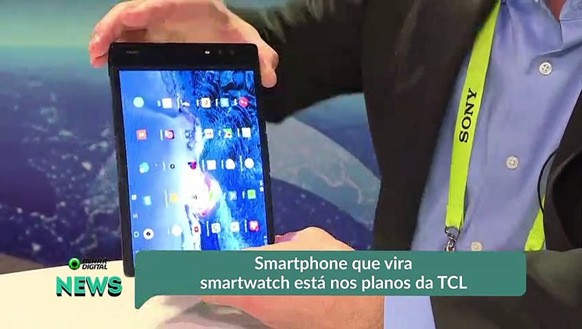 Smartphone que vira smartwatch está nos planos da TCL - Vídeo Dailymotion
