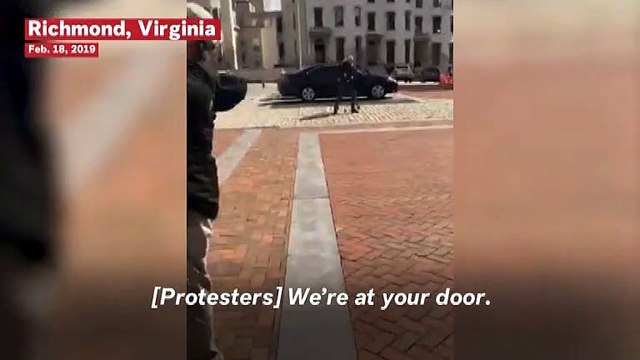 Virginia Marchers Demand Gov. Northam's Resignation: 'We Got The Guillotine'