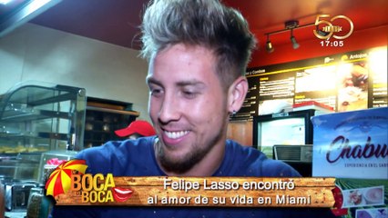 Felipe Lasso encontró al amor de su vida en Miami