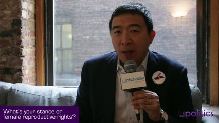 2020 Democratic Presidential Candidate Andrew Yang On Abortion Rights
