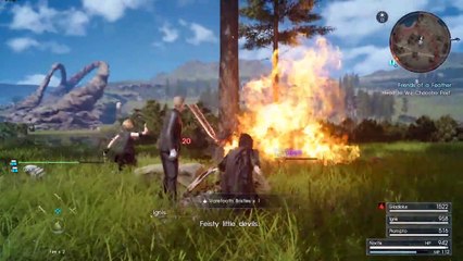 Final Fantasy XV - Jugabilidad en PC