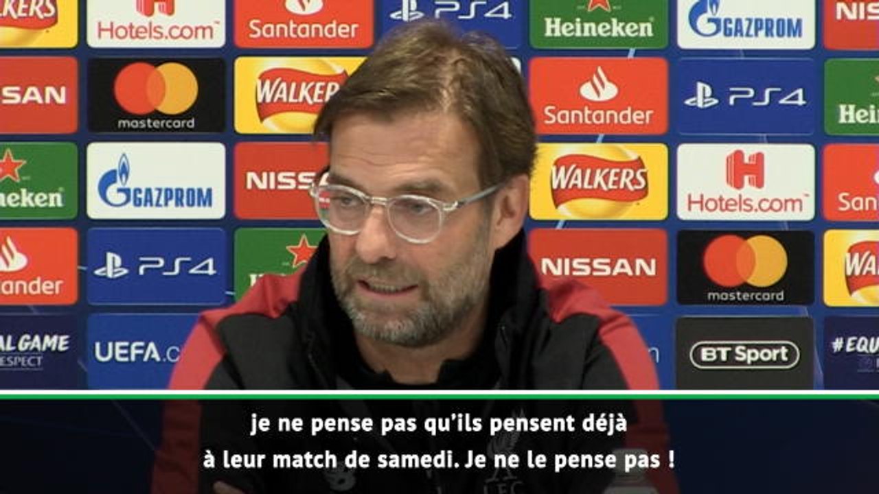 8es - Klopp : "Si nous ne sommes pas à 100%, nous n'avons aucune chance"