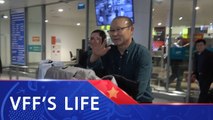 Trở về Việt Nam sau kỳ nghỉ tết, HLV Park Hang Seo sẵn sàng cho nhiệm vụ mới | VFF Channel