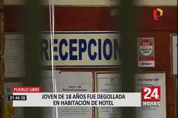 Pueblo Libre: enamorado de joven degollada en hostal sería el autor del asesinato