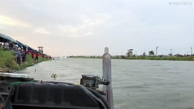 Boat Flips During High-Speed Race