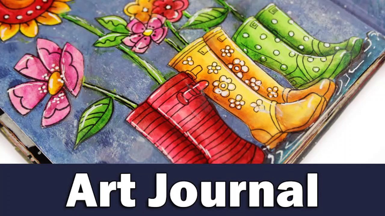 Art journal rainy day