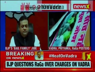 Robert Vadra Money Laundering Case: Sambit Patra BJP Attacks Congress over Rahul Robert ED summons