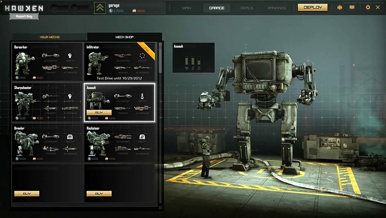 Hawken - Configuración