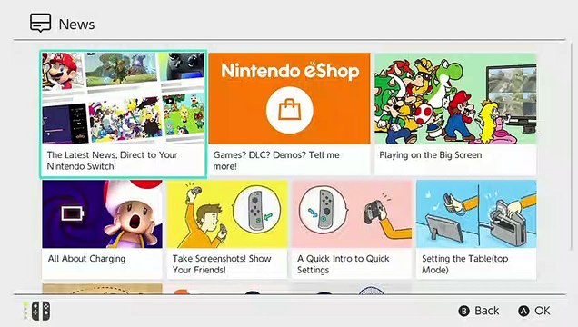 Nintendo Switch - eShop y Noticias