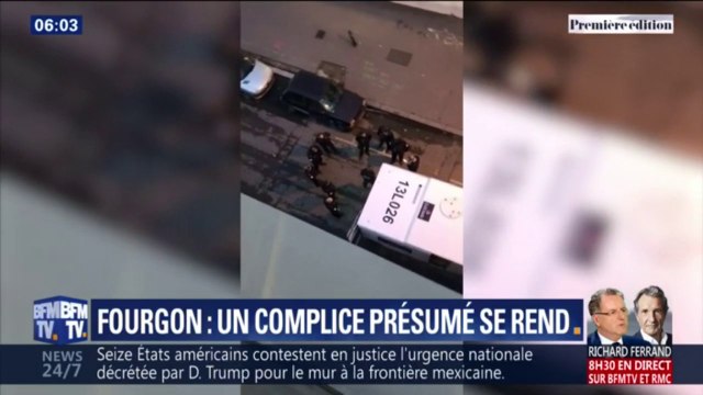 Fourgon blindé volé: un complice présumé s'est rendu à la police