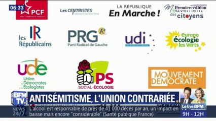LFI, RN, DLF: une union contrariée contre l'antisémitisme