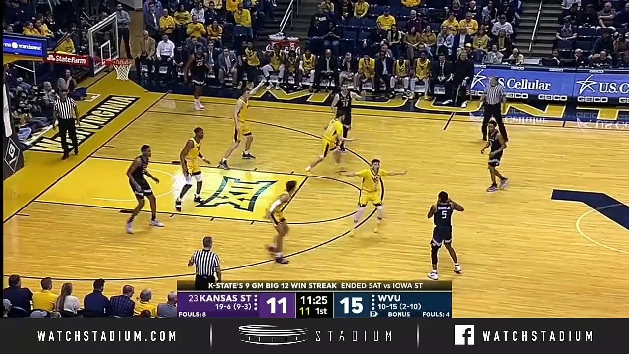 No. 23 Kansas State vs. West Virginia Basketball Highlights (201819) video Dailymotion