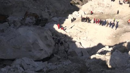 Maden Sahasındaki Heyelan