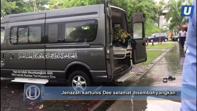 Jenazah kartunis Dee selamat disembahyangkan