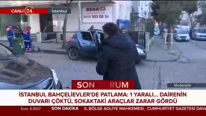 İstanbul Bahçelievler'de doğalgaz patlaması