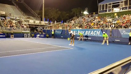 Tennis - Nick Kyrgios accused of tanking at Delray Beach