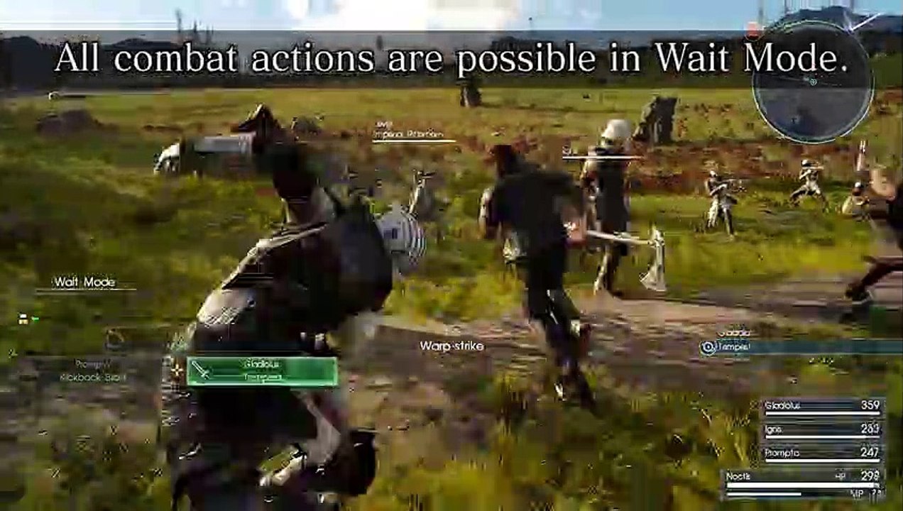 Final Fantasy XV - Modo Espera