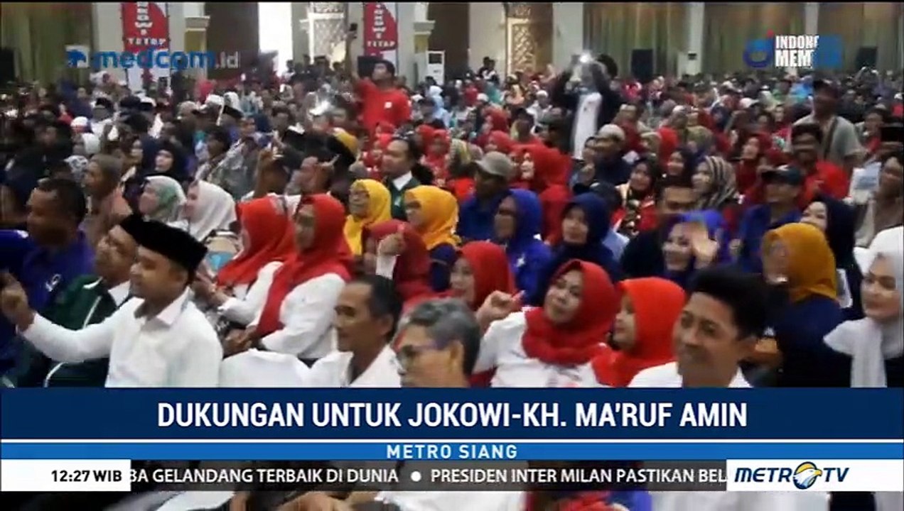 Ribuan Nelayan dan Petani di Tasikmalaya Dukung Jokowi-Ma'ruf