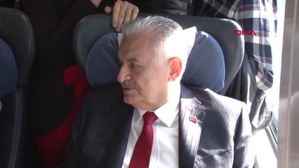 Binali Yıldırım Hızlı Tren ile Ankara'dan İstanbul'a Giderken Konuştu 2