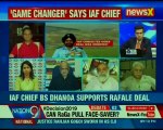 Rafale Deal controversy: IAF Chief BS Dhanoa come out in support of the Rafale deal | Nation at 9