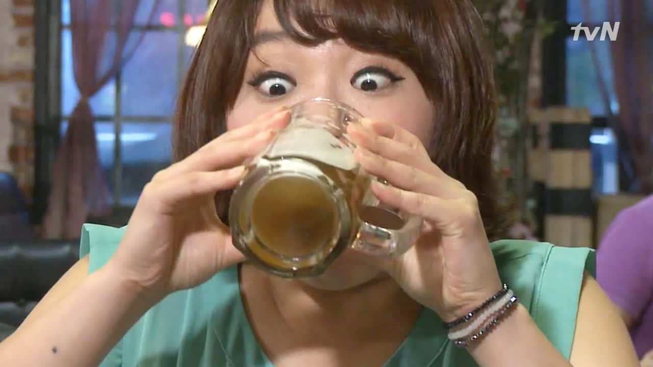 맥주 500L를 10초 만에 마시는 현숙?!