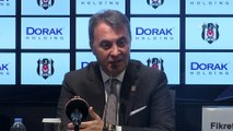 Beşiktaş Kulübü Başkanı Fikret Orman - Fikstür düzenlemesinin Kulüpler Birliğine devri/TFF-Güneş görüşmeleri - İSTANBUL