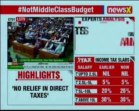 Budget 2019 LIVE FM Piyush Goyal announce tax rebate for income up to Rs 5 Lakh
