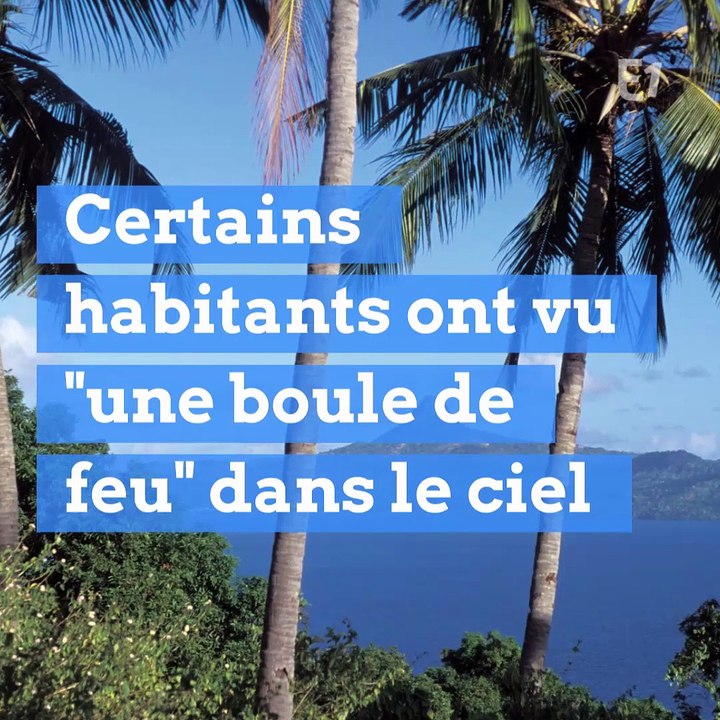 Une grosse météorite est-elle tombée au large des côtes de Mayotte ?