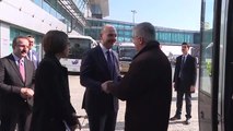 Soylu, Hırvatistan İçişleri Bakanı Davor Bozinovic'i Atatürk Havalimanı'nda Karşıladı