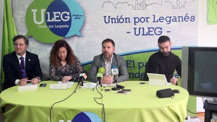 Rueda de prensa de Unión por Leganés del 19 de febrero de 2019