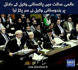 سماعت کے دوران پاکستانی وکیل کے دلائل پر بھارتی وکیل نے پریشانی میں اپنا سر پکڑ لیا