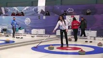 Ünilig Curling müsabakaları, Erzurum'da başladı